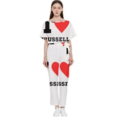 I Love Russell Batwing Lightweight Chiffon Jumpsuit by ilovewhateva