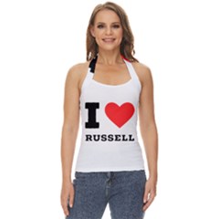 I Love Russell Basic Halter Top by ilovewhateva