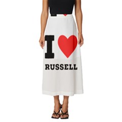 I Love Russell Classic Midi Chiffon Skirt by ilovewhateva