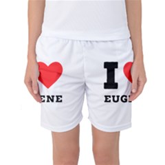 I Love Eugene Women s Basketball Shorts by ilovewhateva