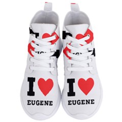 I Love Eugene Women s Lightweight High Top Sneakers by ilovewhateva