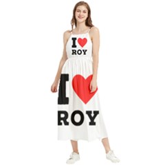 I Love Roy Boho Sleeveless Summer Dress by ilovewhateva