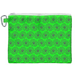 Gerbera Daisy Vector Tile Pattern Canvas Cosmetic Bag (xxl) by GardenOfOphir