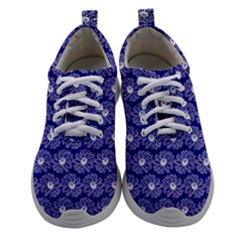 Gerbera Daisy Vector Tile Pattern Women Athletic Shoes by GardenOfOphir