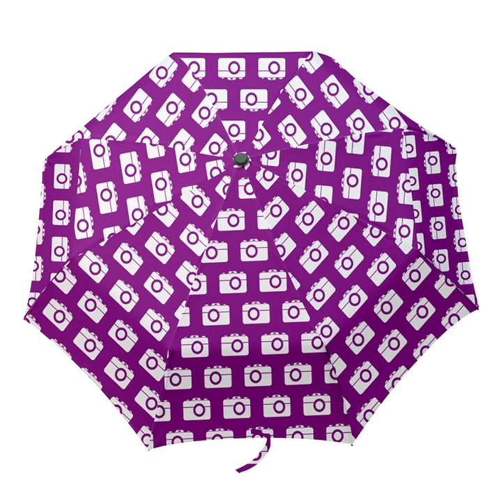 Modern Chic Vector Camera Illustration Pattern Folding Umbrellas