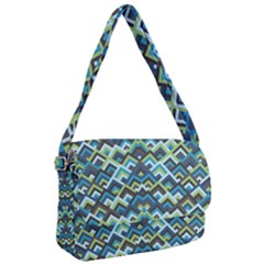 Trendy Chic Modern Chevron Pattern Courier Bag by GardenOfOphir