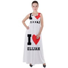 I Love Elijah Empire Waist Velour Maxi Dress by ilovewhateva