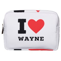 I Love Wayne Make Up Pouch (medium) by ilovewhateva