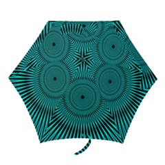 Illusion Geometric Background Mini Folding Umbrellas by Jancukart
