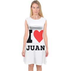 I Love Juan Capsleeve Midi Dress by ilovewhateva