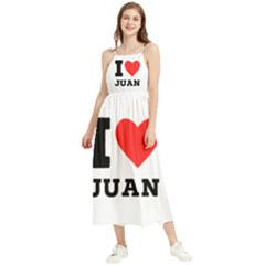 I Love Juan Boho Sleeveless Summer Dress by ilovewhateva