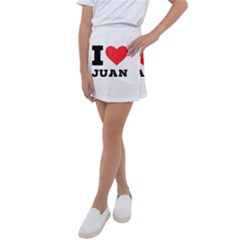 I Love Juan Kids  Tennis Skirt by ilovewhateva