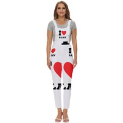I Love Alan Women s Pinafore Overalls Jumpsuit by ilovewhateva