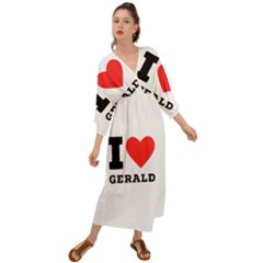 I Love Gerald Grecian Style  Maxi Dress by ilovewhateva