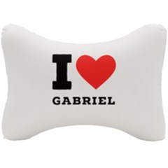 I Love Gabriel Seat Head Rest Cushion by ilovewhateva