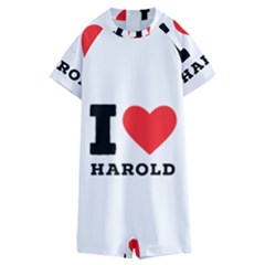 I Love Harold Kids  Boyleg Half Suit Swimwear by ilovewhateva