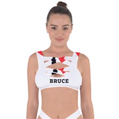 I Love Bruce Bandaged Up Bikini Top by ilovewhateva