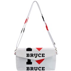 I Love Bruce Removable Strap Clutch Bag by ilovewhateva