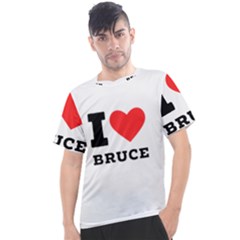 I Love Bruce Men s Sport Top by ilovewhateva