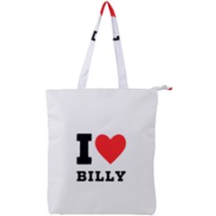 I Love Billy Double Zip Up Tote Bag by ilovewhateva