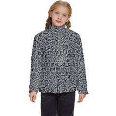 Abstract-0025 Kids  Puffer Bubble Jacket Coat by nateshop