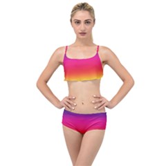 Spectrum Layered Top Bikini Set by nateshop