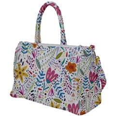Flowers-484 Duffel Travel Bag by nateshop