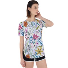 Flowers-484 Perpetual Short Sleeve T-shirt by nateshop