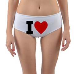 I Love Lawrence Reversible Mid-waist Bikini Bottoms by ilovewhateva