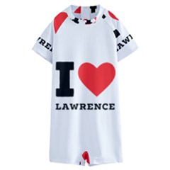 I Love Lawrence Kids  Boyleg Half Suit Swimwear by ilovewhateva