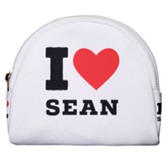 I Love Sean Horseshoe Style Canvas Pouch by ilovewhateva