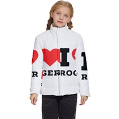I Love Roger Kids  Puffer Bubble Jacket Coat by ilovewhateva
