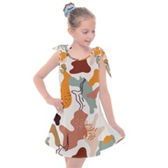 Shapes Pattern Kids  Tie Up Tunic Dress by BlackRoseStore
