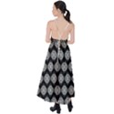 Abstract Knot Geometric Tile Pattern Tie Back Maxi Dress View2