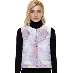 Liquid Marble Women s Short Button Up Puffer Vest by BlackRoseStore