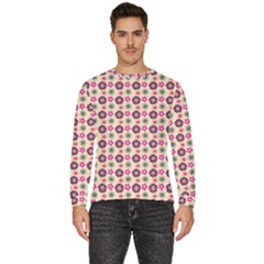 Cute Floral Pattern Men s Fleece Sweatshirt by GardenOfOphir