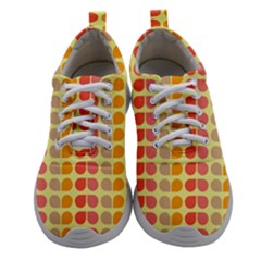 Colorful Leaf Pattern Women Athletic Shoes by GardenOfOphir