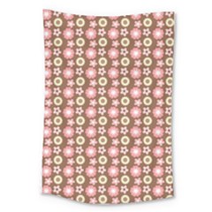 Cute Floral Pattern Large Tapestry by GardenOfOphir