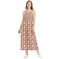 Cute Floral Pattern Boho Sleeveless Summer Dress by GardenOfOphir