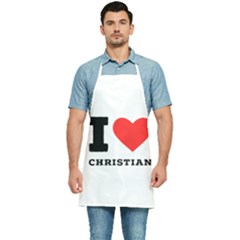 I Love Christian Kitchen Apron by ilovewhateva