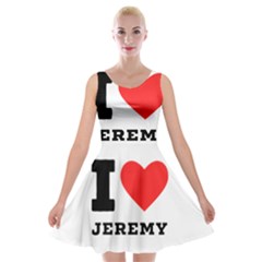 I Love Jeremy  Velvet Skater Dress by ilovewhateva