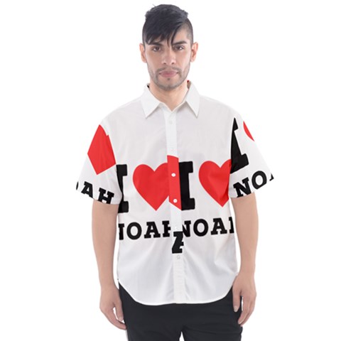 I Love Noah Men s Short Sleeve Shirt by ilovewhateva