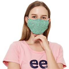 Leaves-015 Fitted Cloth Face Mask (adult) by nateshop