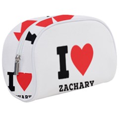 I Love Zachary Make Up Case (medium) by ilovewhateva