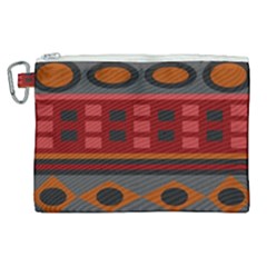 Red-011 Canvas Cosmetic Bag (xl) by nateshop