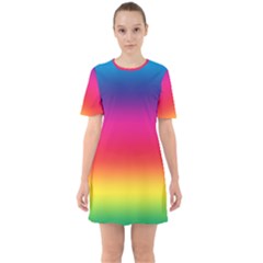 Spectrum Sixties Short Sleeve Mini Dress by nateshop