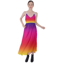 Spectrum Tie Back Maxi Dress by nateshop
