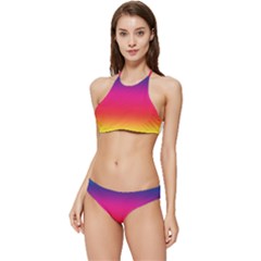 Spectrum Banded Triangle Bikini Set by nateshop