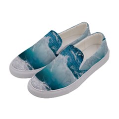 Waves Women s Canvas Slip Ons by nateshop