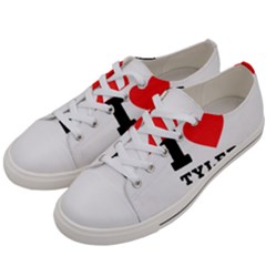 I Love Tyler Men s Low Top Canvas Sneakers by ilovewhateva
